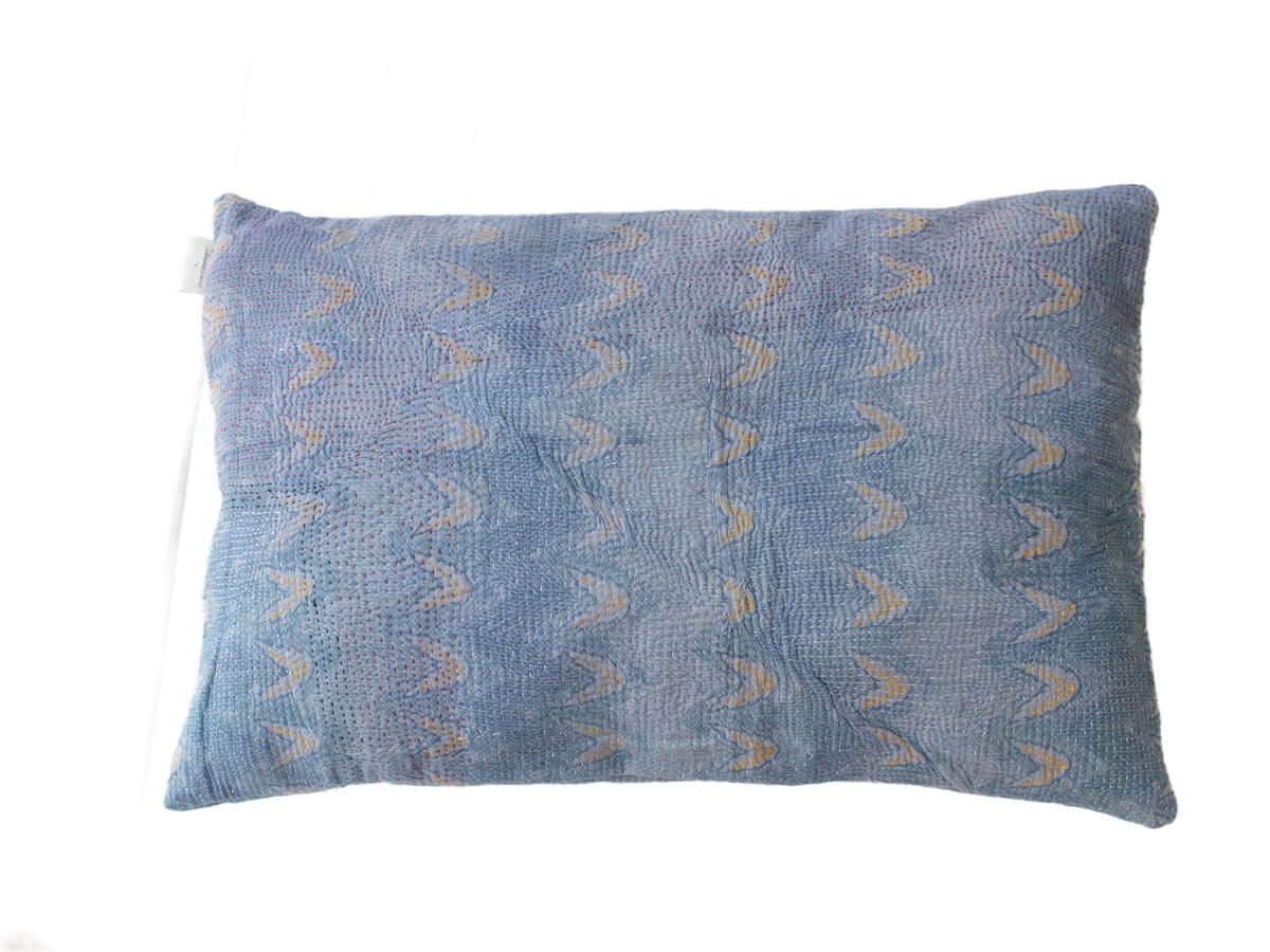 Sari pillowcase 60x40 with colorful stripes in turquoise, pink, light pink and gray, vintage boho Indian Indian pillowcase in patchwork look (sari pillow / sari cushions)
