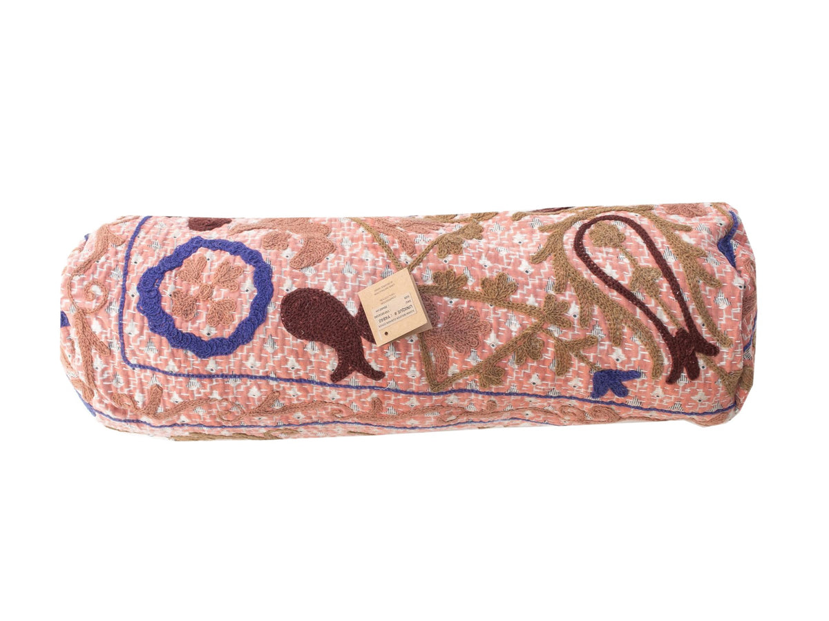 Suzani Bolster Cover Ø20x60