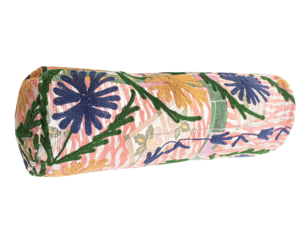 Suzani Bolster Cover Ø20x60