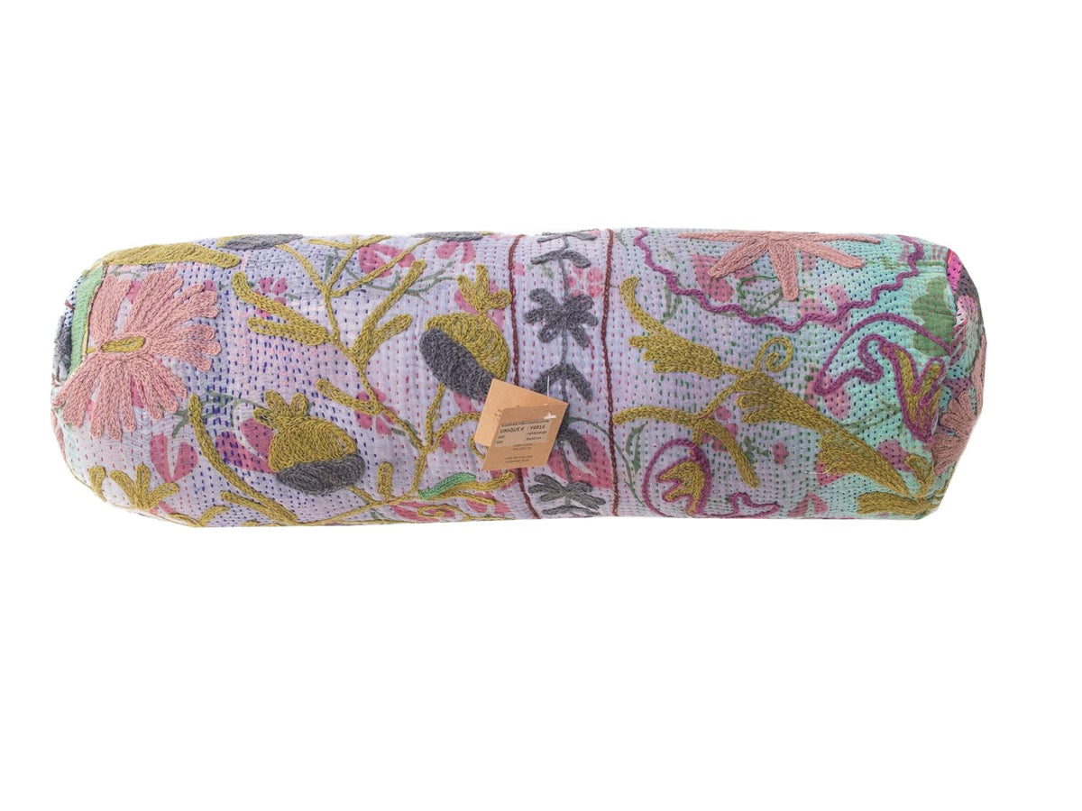 Suzani Bolster Cover Ø20x60