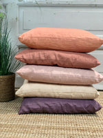 Linen pillow - Crystal pink